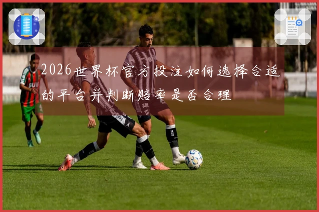 2026世界杯官方投注如何选择合适的平台并判断赔率是否合理