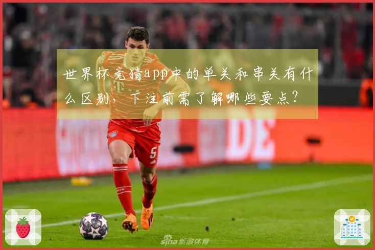 世界杯竞猜app中的单关和串关有什么区别，下注前需了解哪些要点？