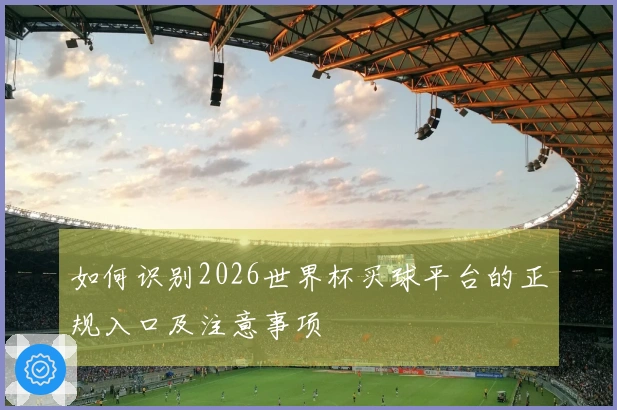 如何识别2026世界杯买球平台的正规入口及注意事项